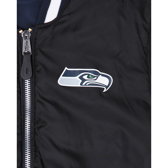 Alpha Industries X Seattle Seahawks MA-1 Bomber Jacket