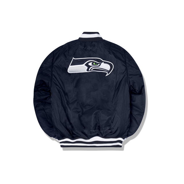Alpha Industries X Seattle Seahawks MA-1 Bomber Jacket