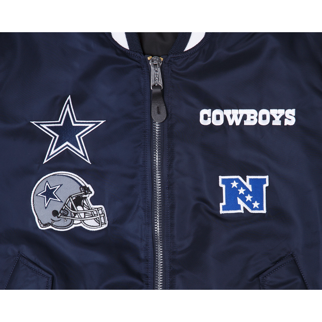 Alpha Industries X Dallas Cowboys MA-1 Bomber Jacket
