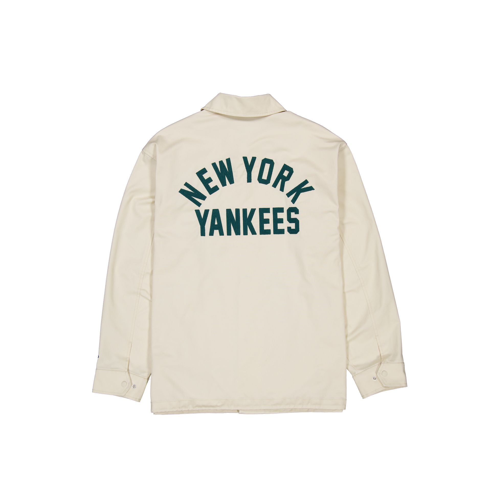 New York Yankees Ivory Coach Jacket