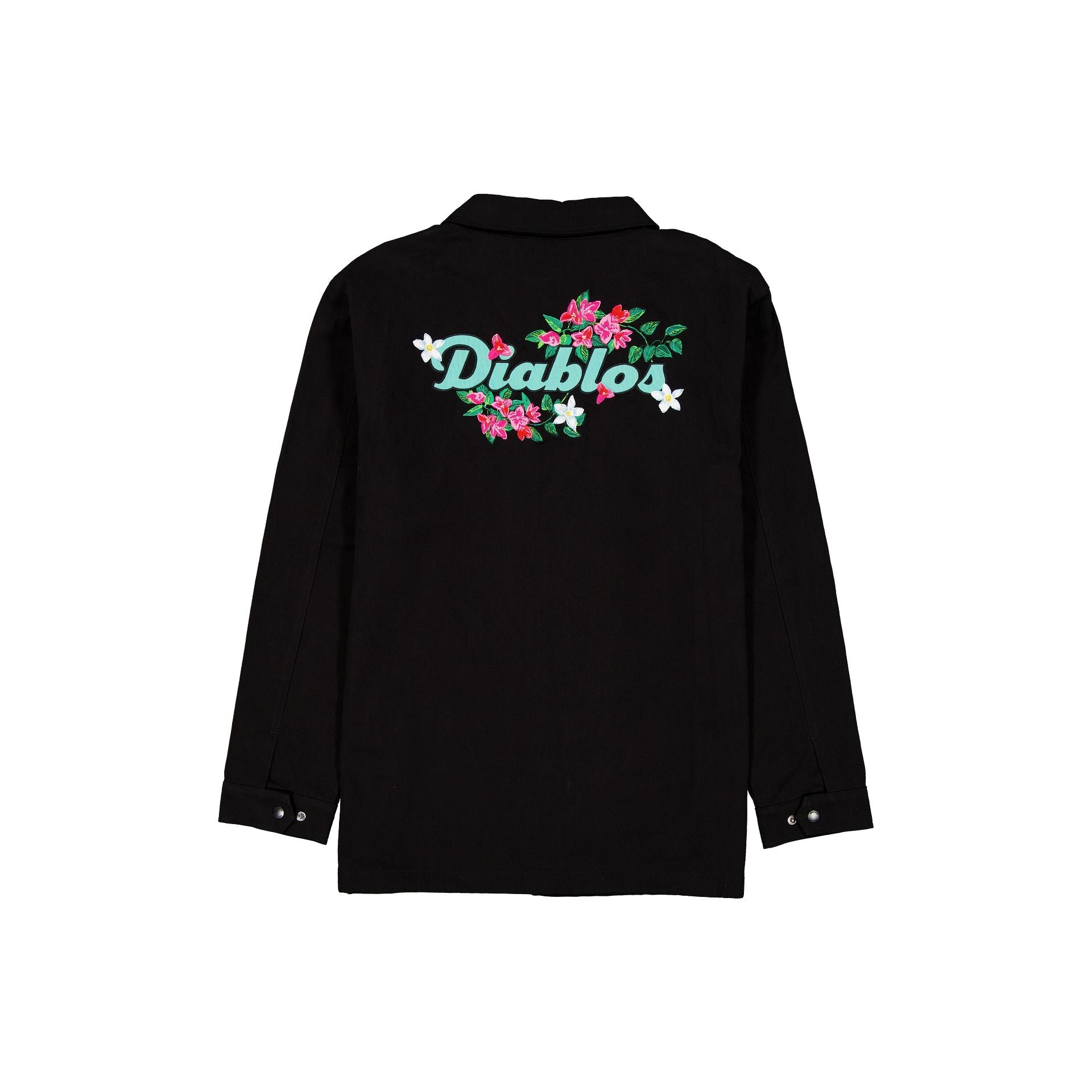 Diablos Rojos del México Black Floral Jacket
