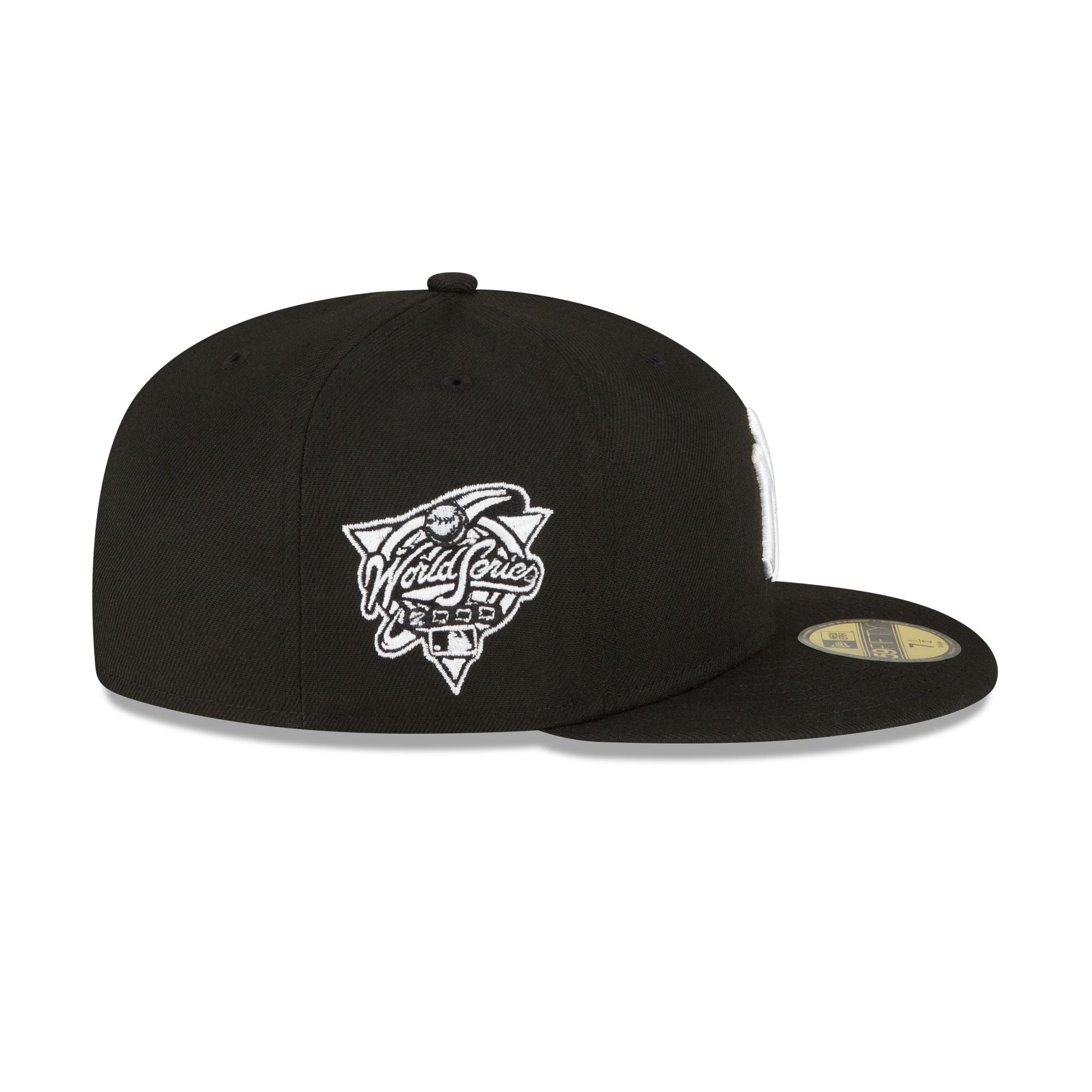 New York Yankees Sidepatch Black 59FIFTY Fitted Hat