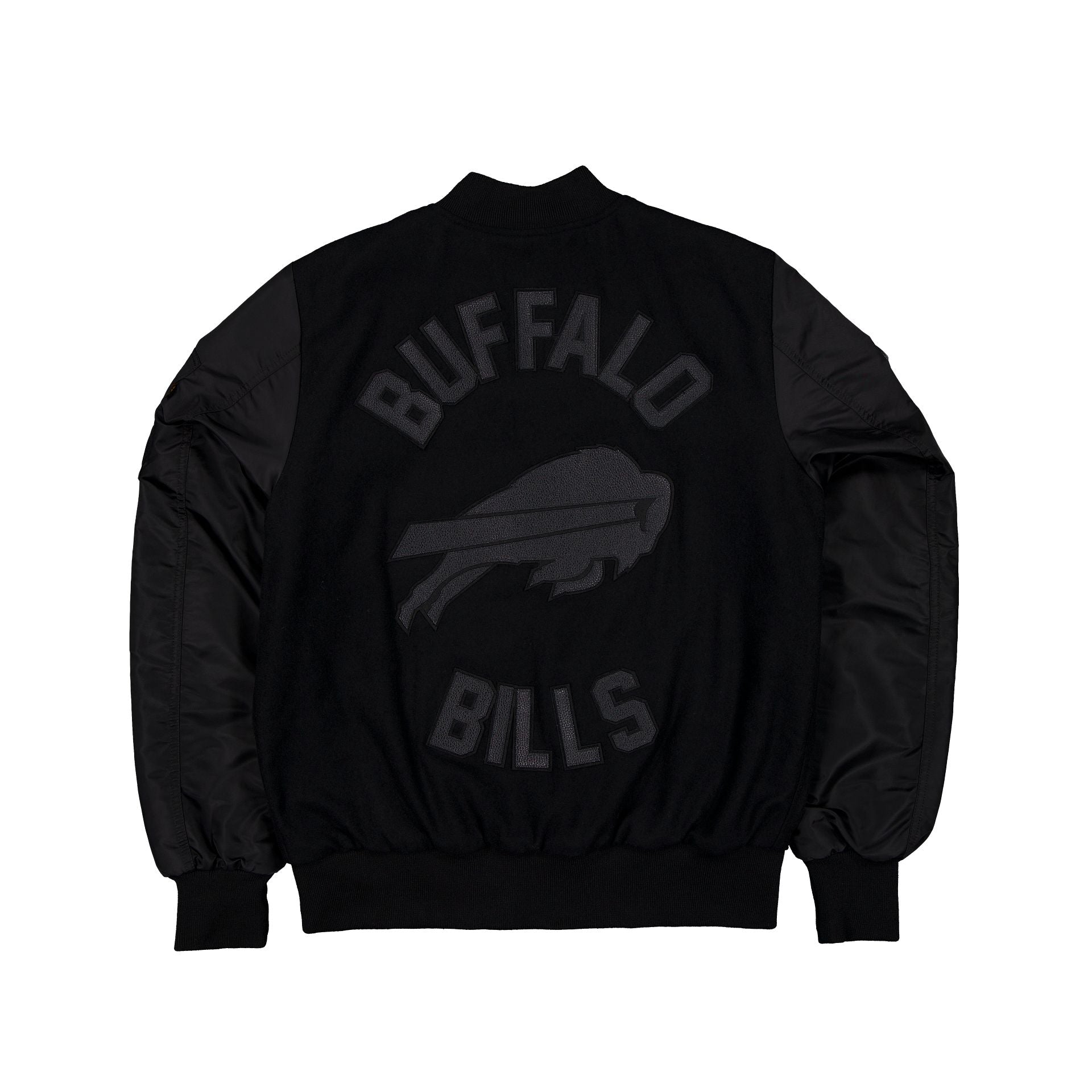 Alpha Industries x Buffalo Bills MA-1 Wool Varsity Jacket Black