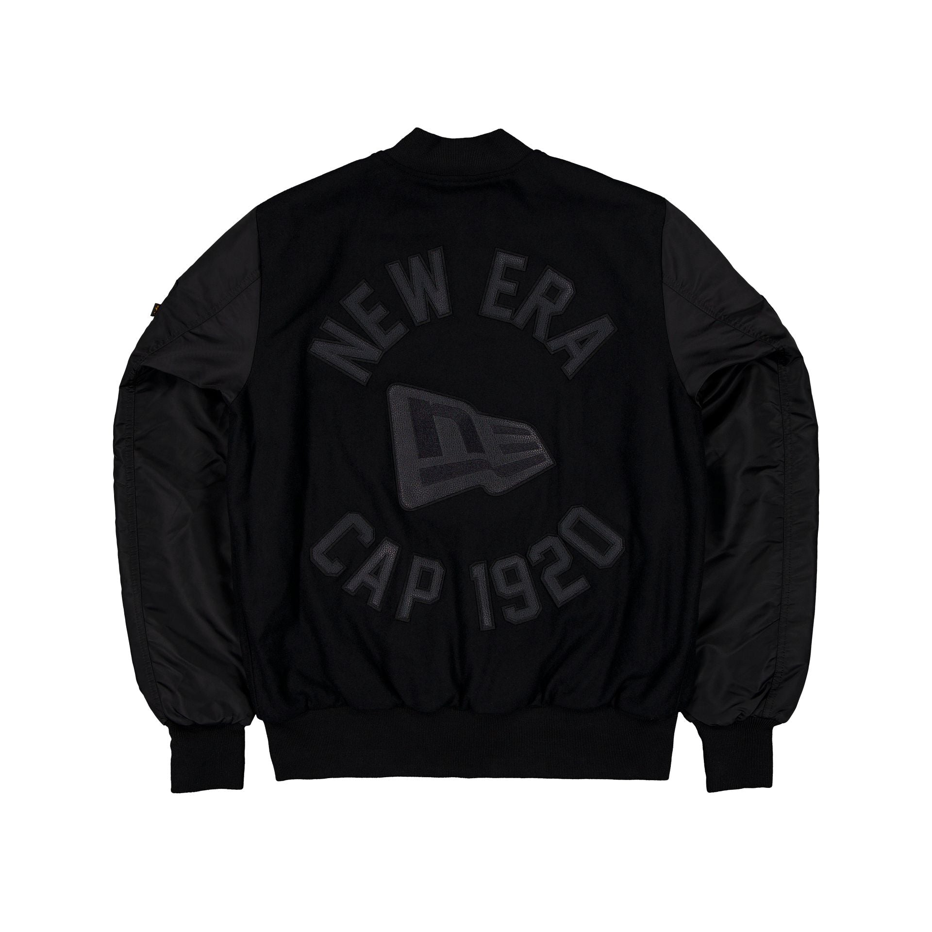 Alpha Industries x New Era Cap MA-1 Wool Varsity Jacket Black
