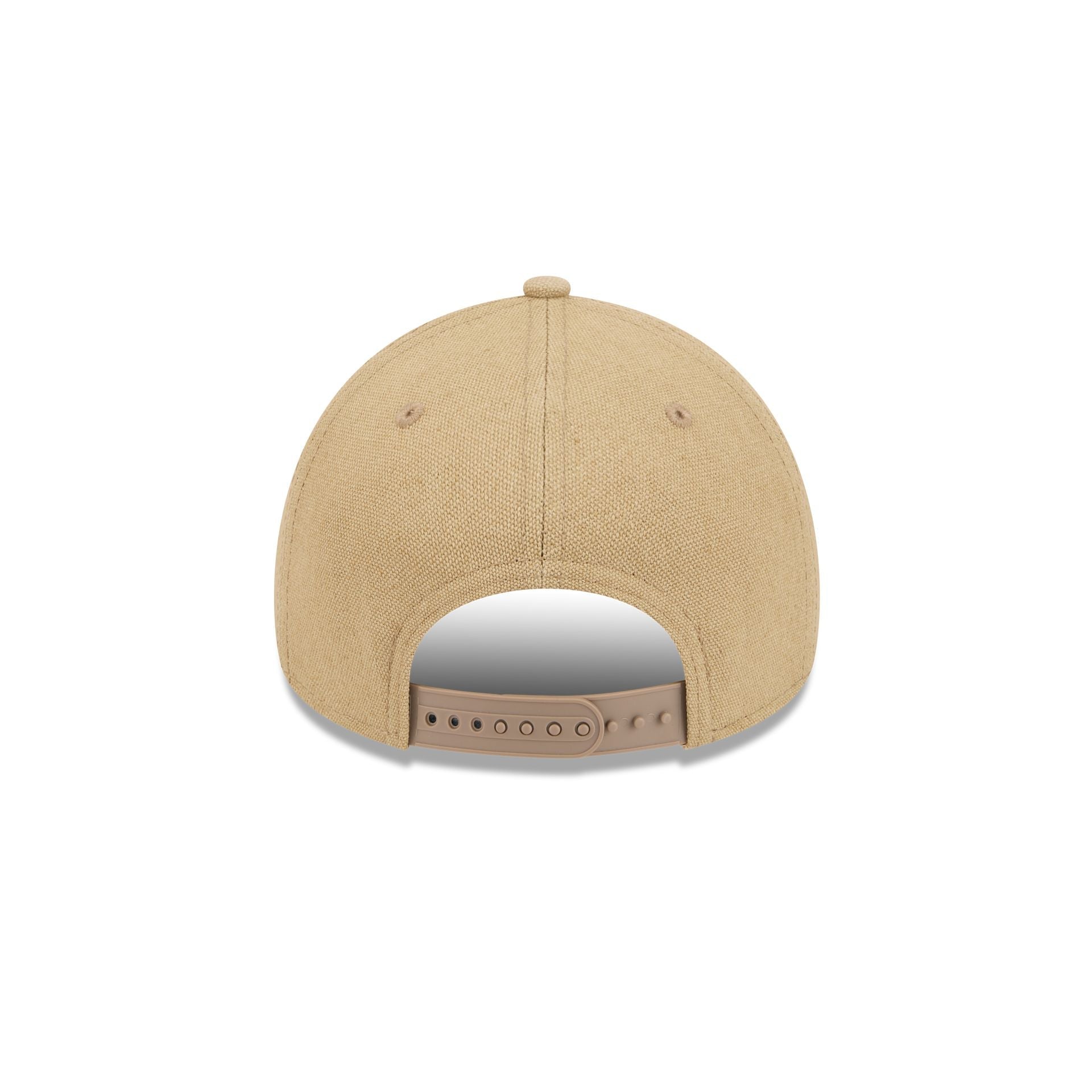 New York Yankees Logo Essentials Khaki 9FORTY A-Frame Snapback Hat