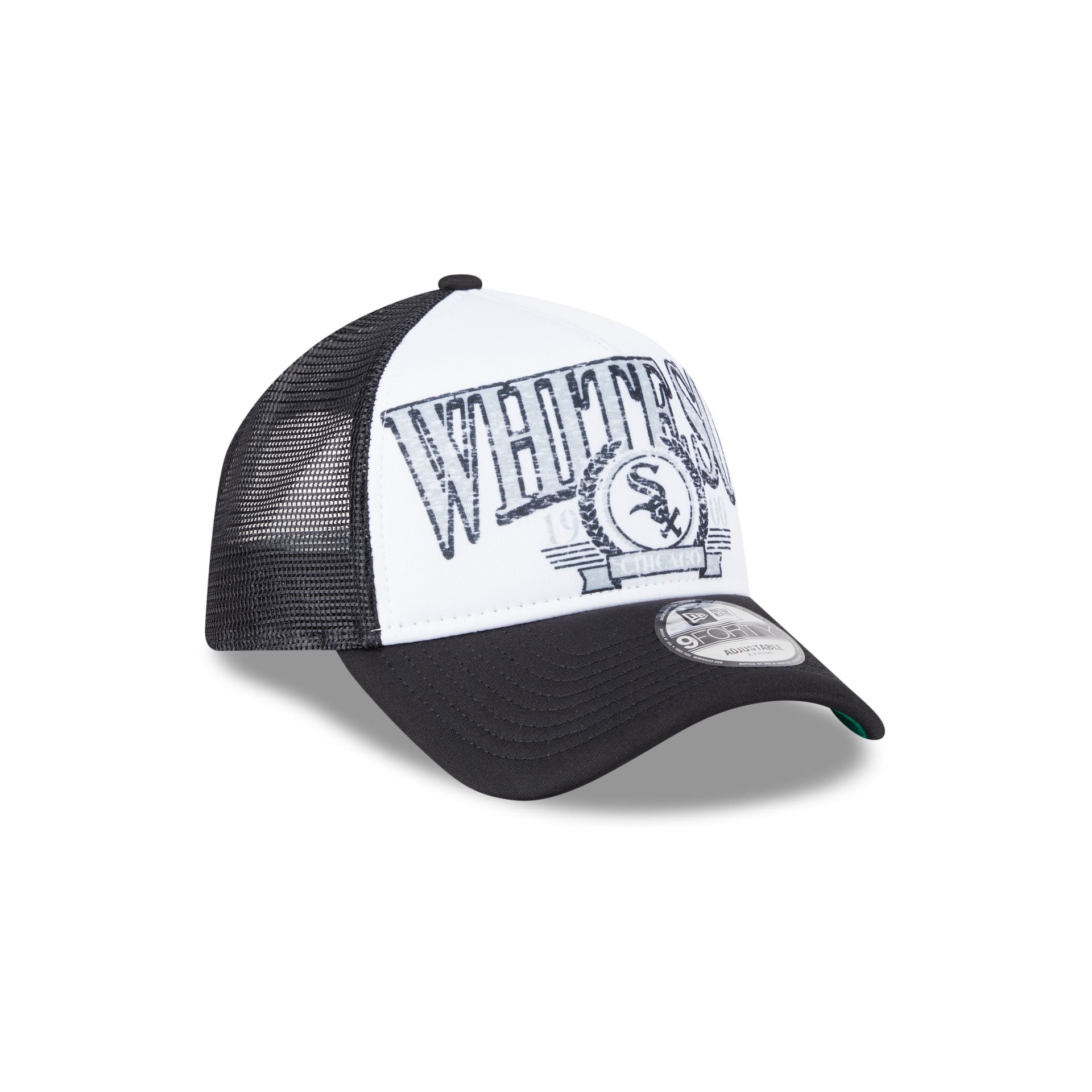 Chicago White Sox Distressed 9FORTY A-Frame Trucker Hat