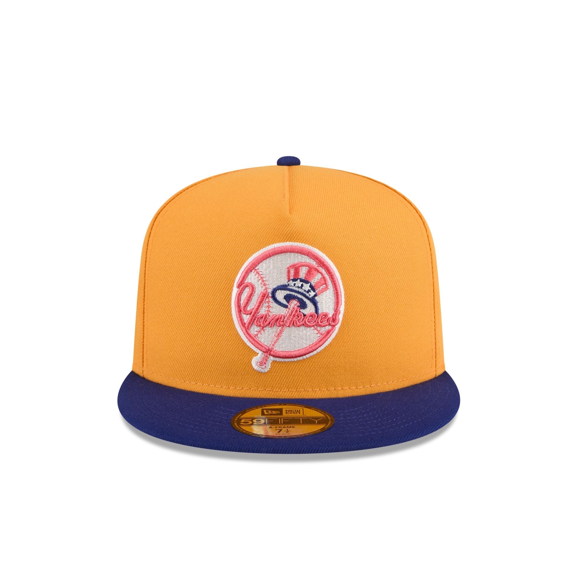 New York Yankees Gold 59FIFTY A-Frame Fitted Hat
