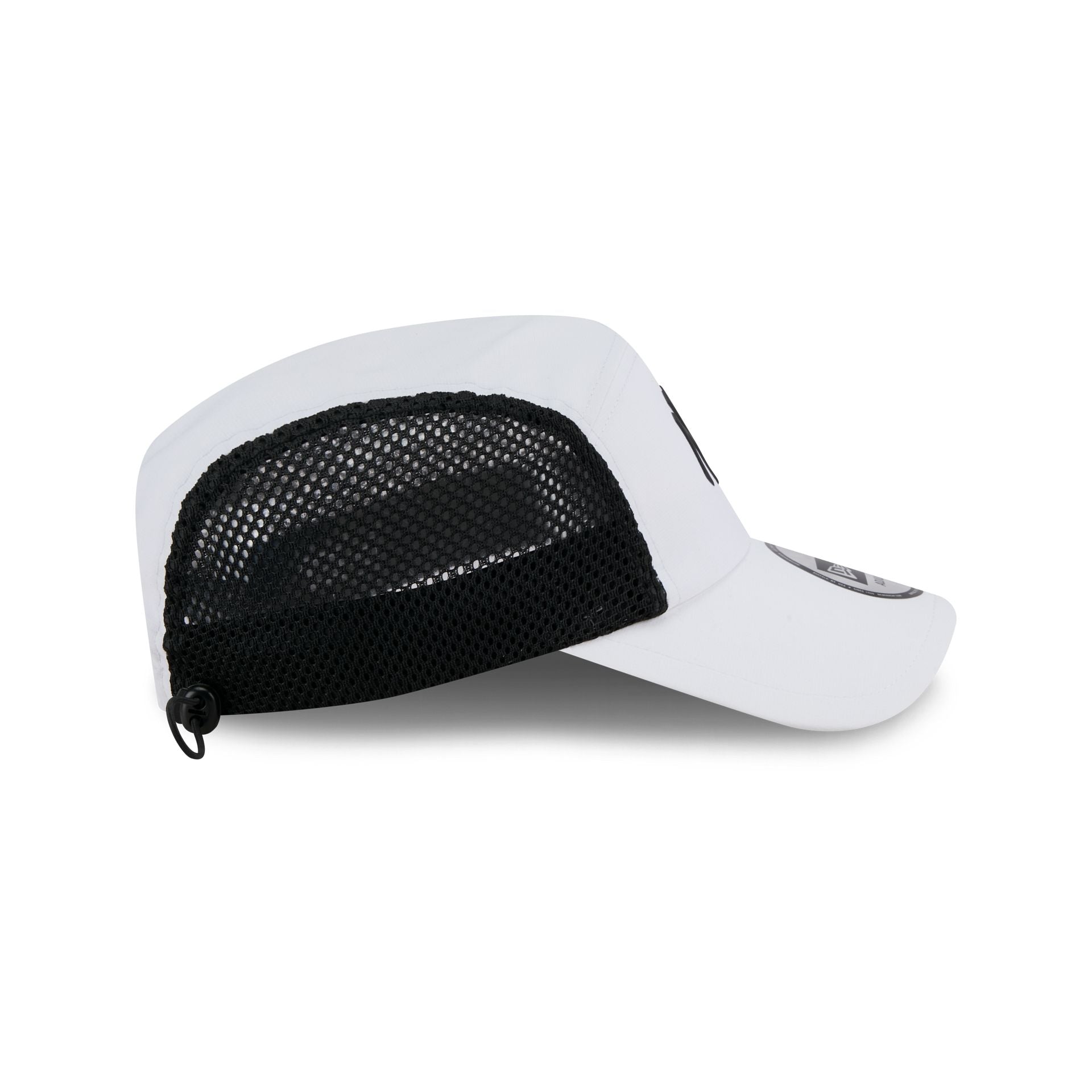 New York Yankees White Poly Runner Adjustable Hat