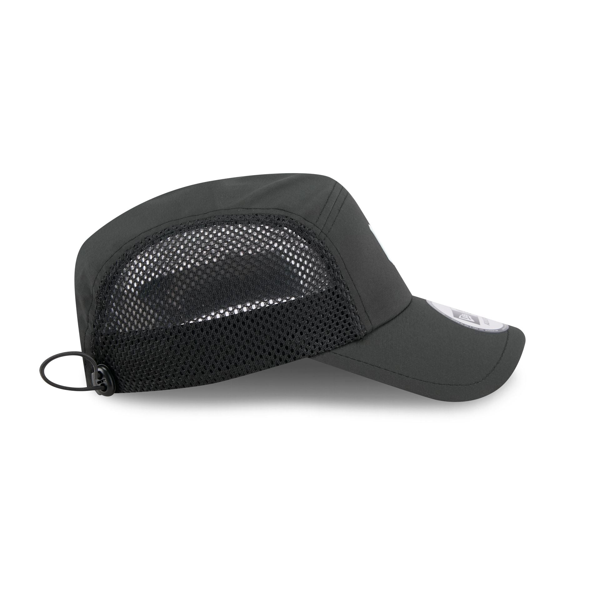 New York Yankees Black Poly Runner Adjustable Hat