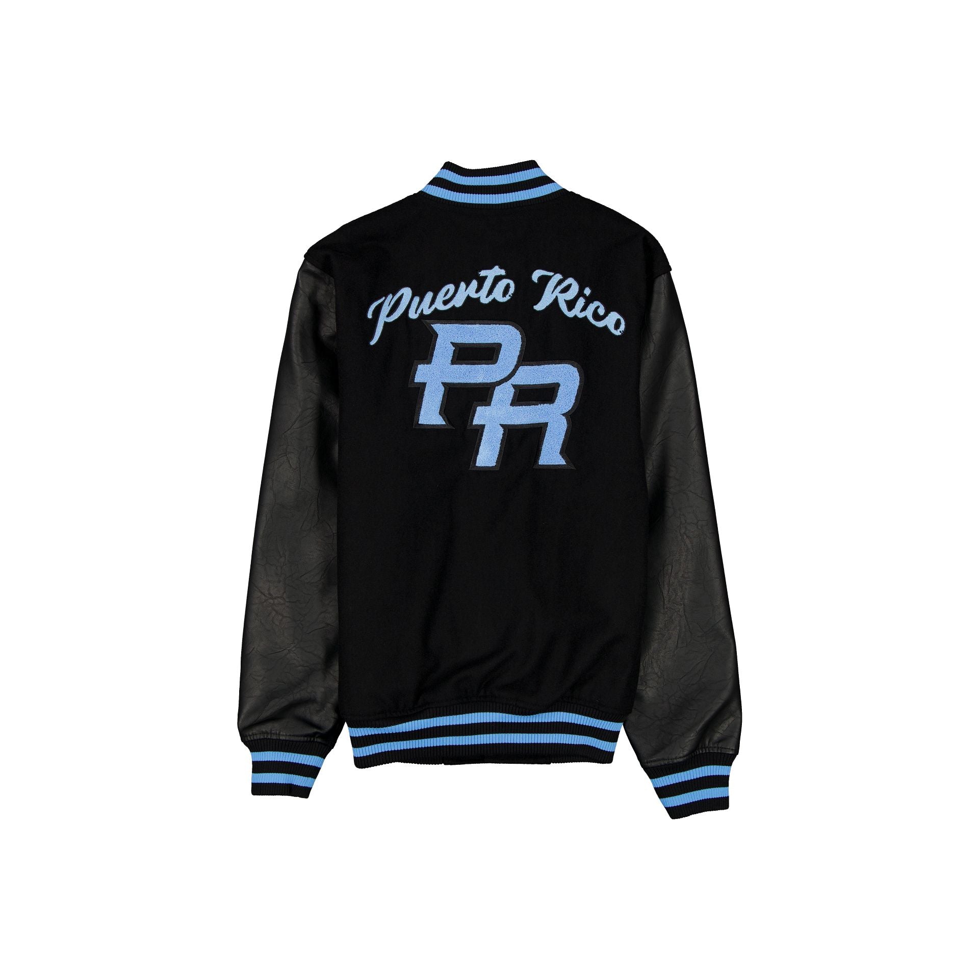 Puerto Rico Black Bomber Jacket