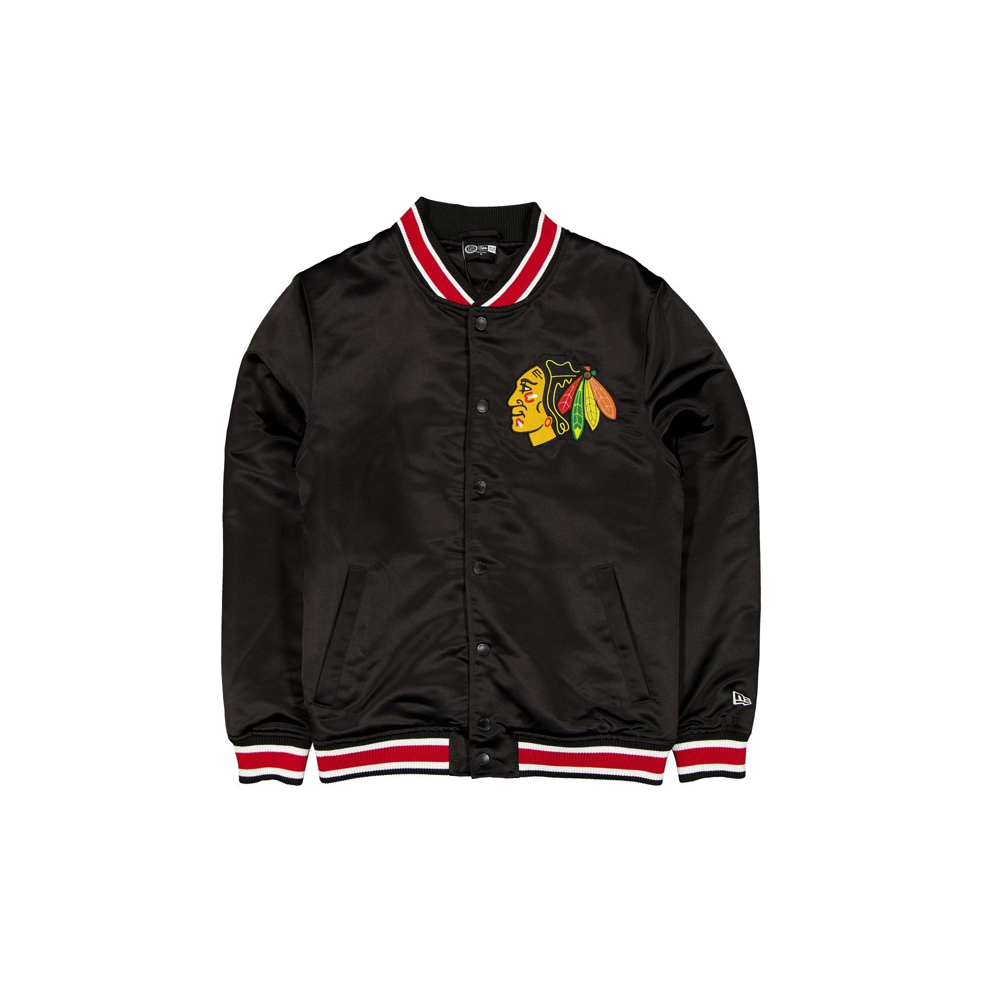 Chicago Blackhawks Sport Classics Black Satin Jacket