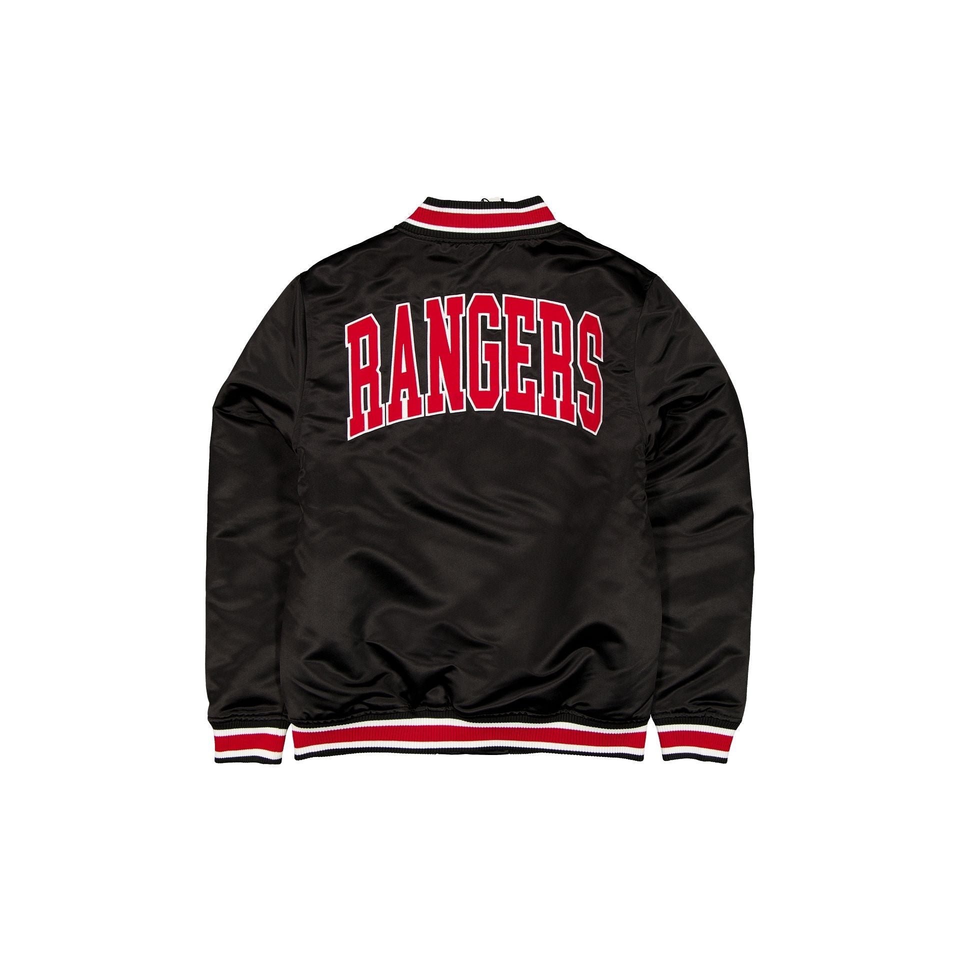 New York Rangers Sport Classics Black Satin Jacket