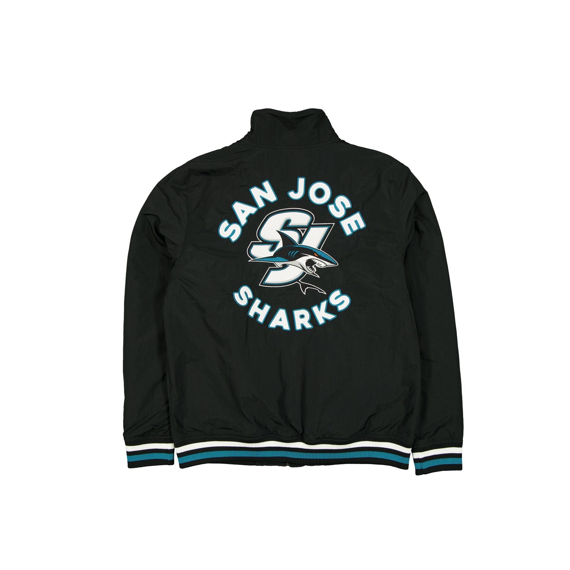 San Jose Sharks Throwback Nylon Jacket