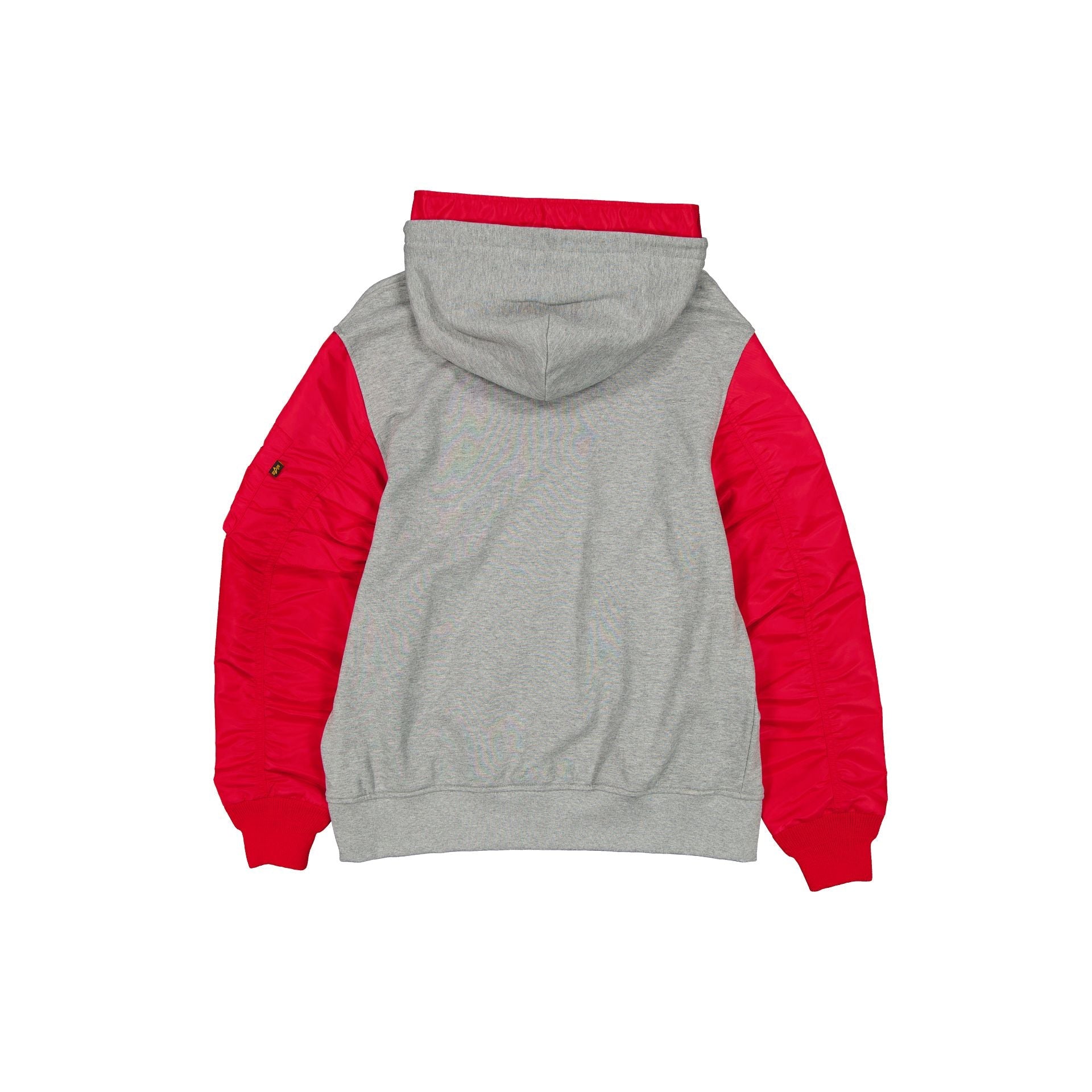 Alpha Industries x San Francisco 49ers Gray MA-1 Full Zip Fleece Jacket