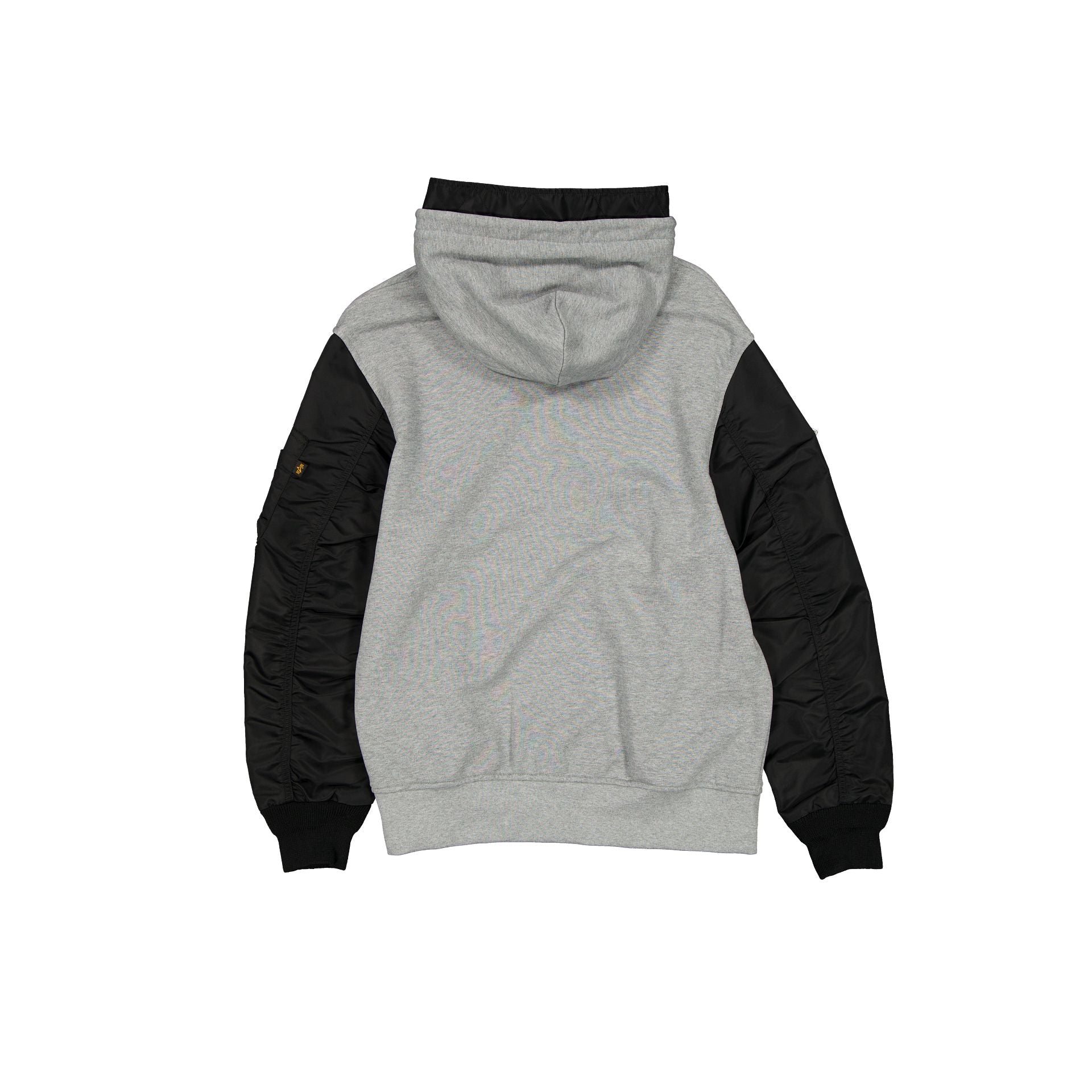 Alpha Industries x Las Vegas Raiders Historic Gray MA-1 Full Zip Fleece Jacket