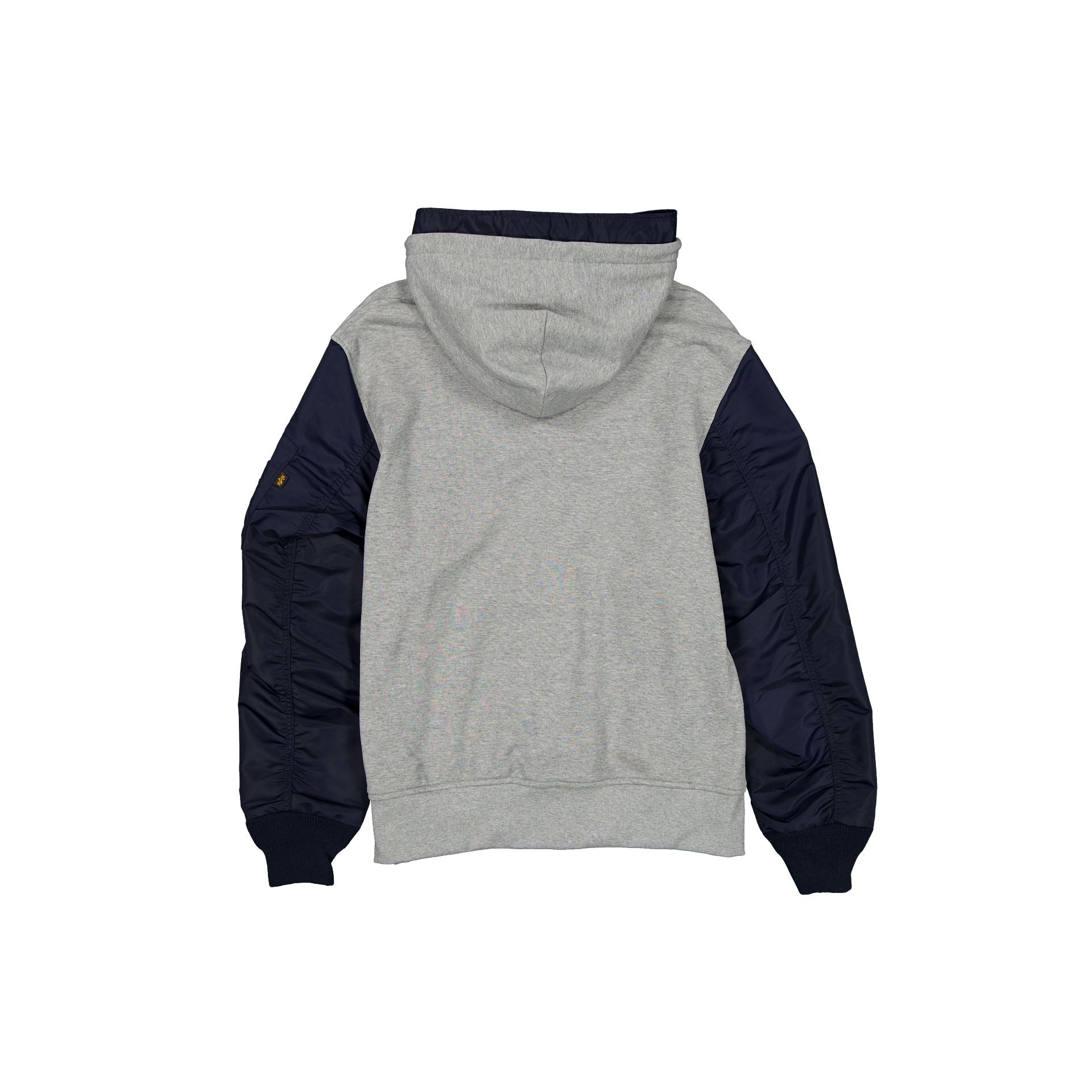 Alpha Industries x New England Patriots Gray MA-1 Full Zip Fleece Jacket