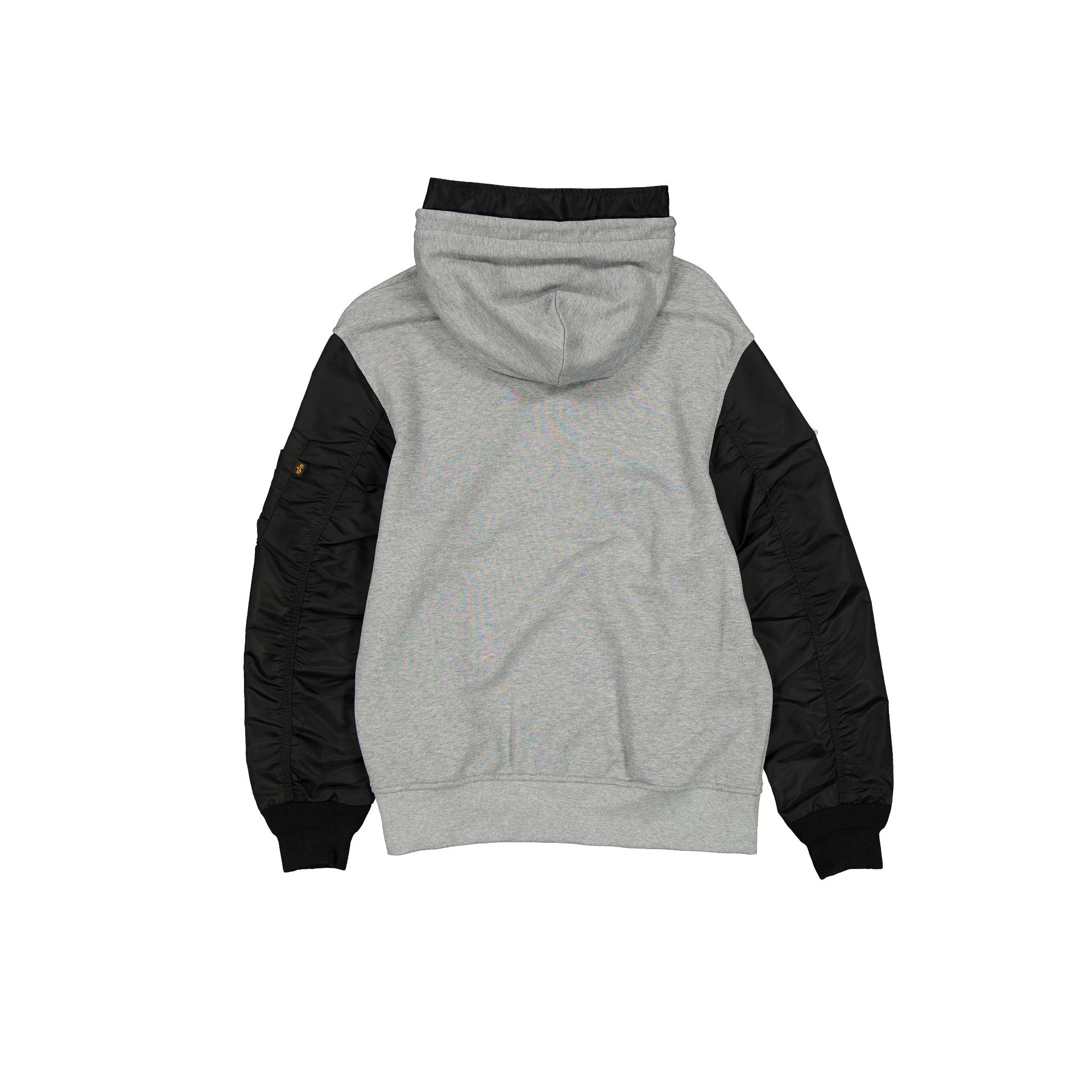 Alpha Industries x Pittsburgh Steelers Gray MA-1 Full Zip Fleece Jacket