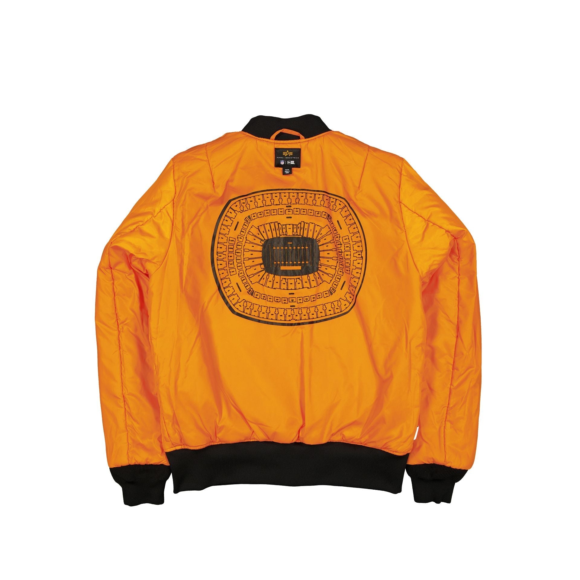 Alpha Industries x New York Jets Black Camo MA-1 Bomber Jacket