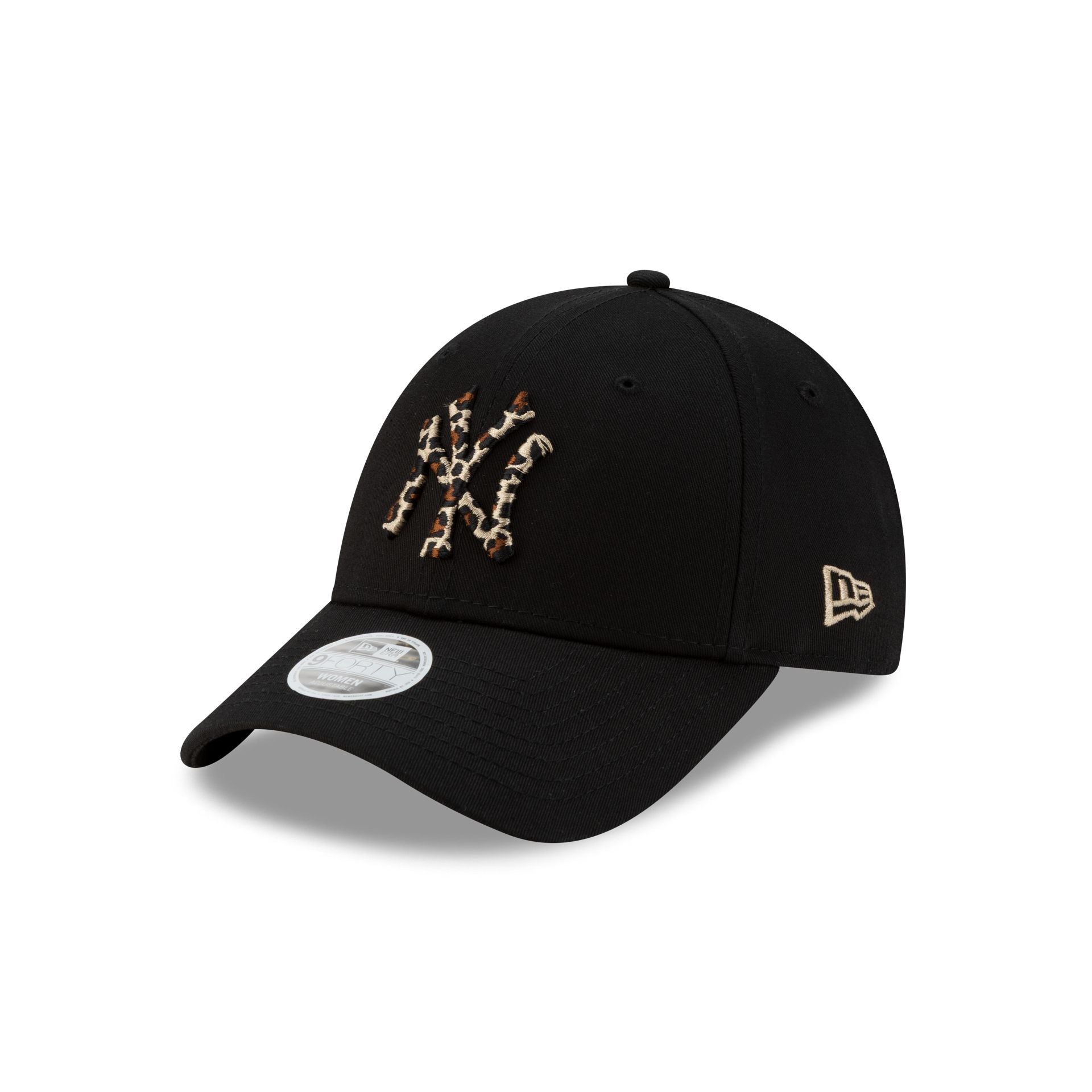 New York Yankees Leopard Print Logo Women's 9FORTY Adjustable Hat