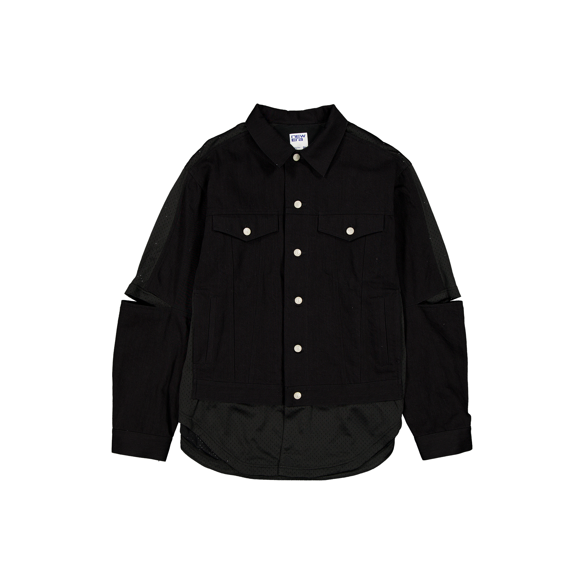 New Era Branded Mutation Black Denim Jacket