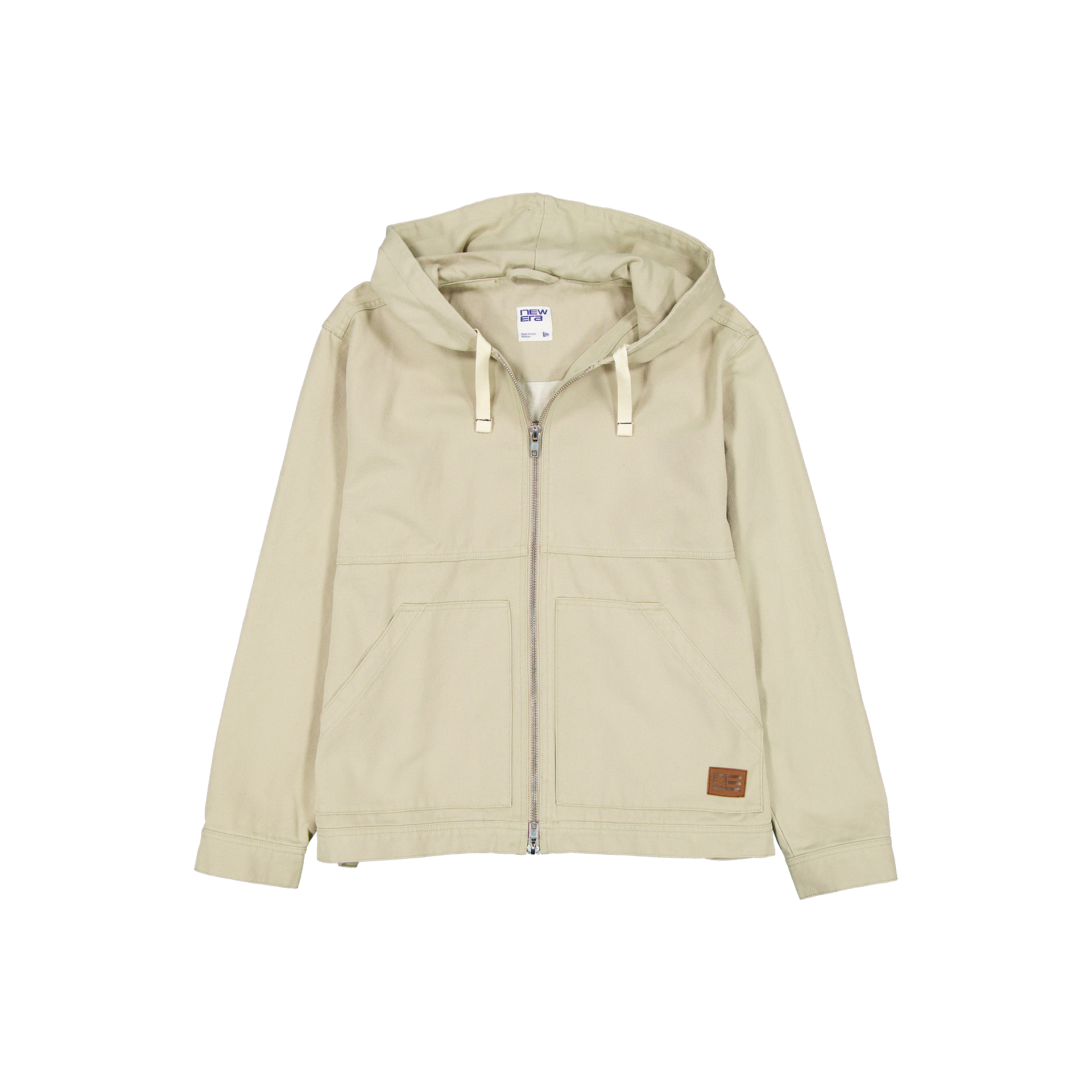 New Era Branded Forge Hooded Work Abbey Stone Jacket