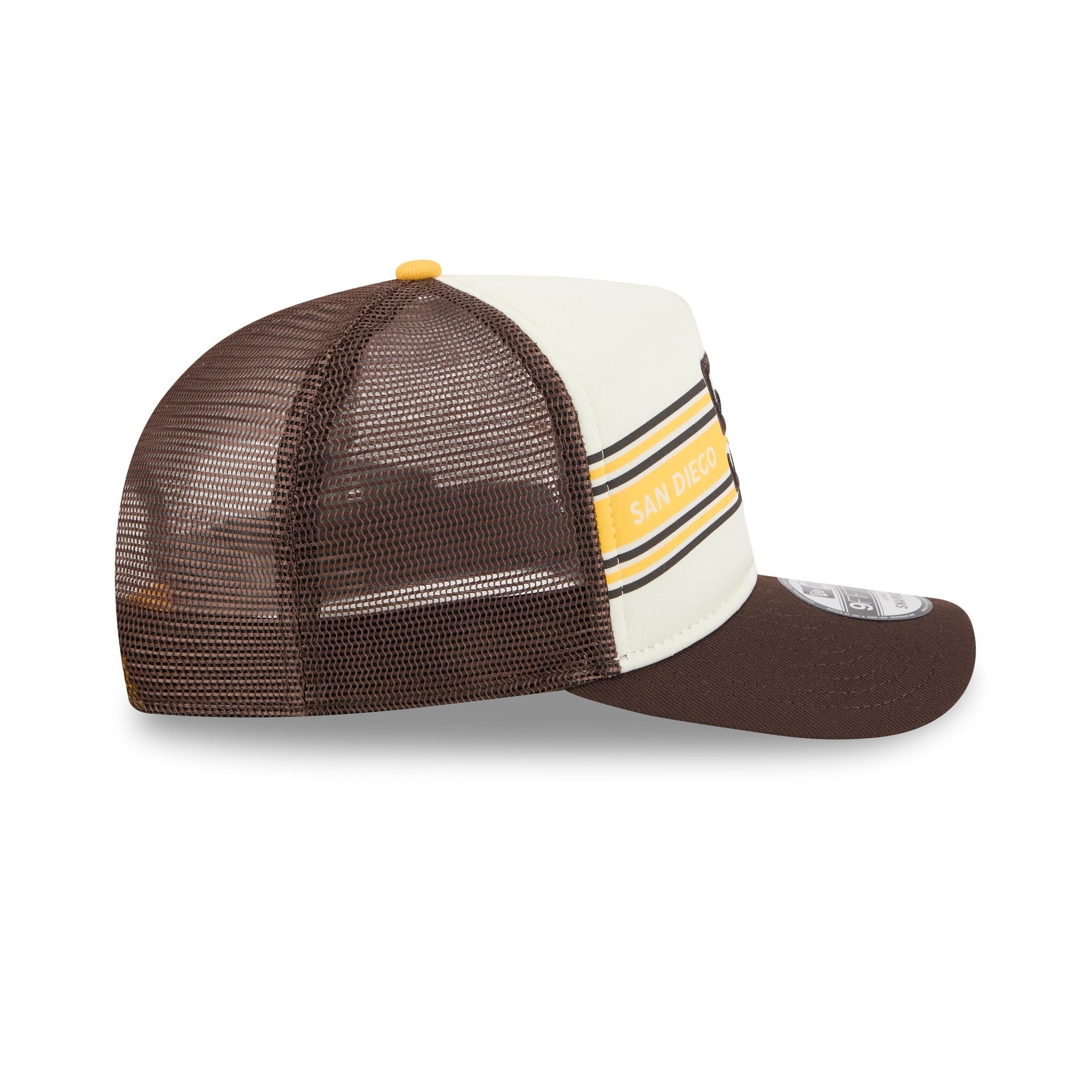 San Diego Padres Banner 9FIFTY A-Frame Trucker Hat