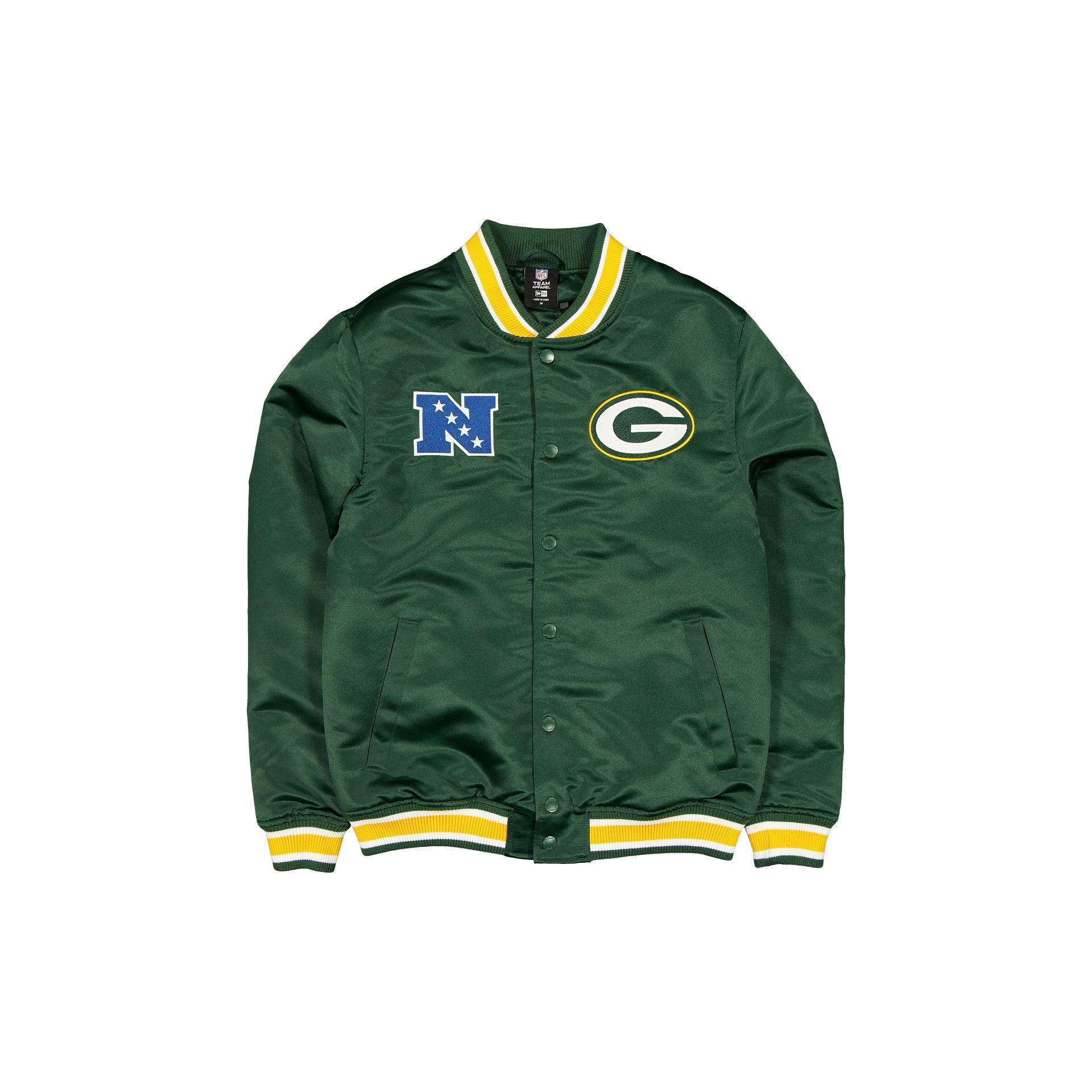 Green Bay Packers Sport Classics Green Satin Jacket