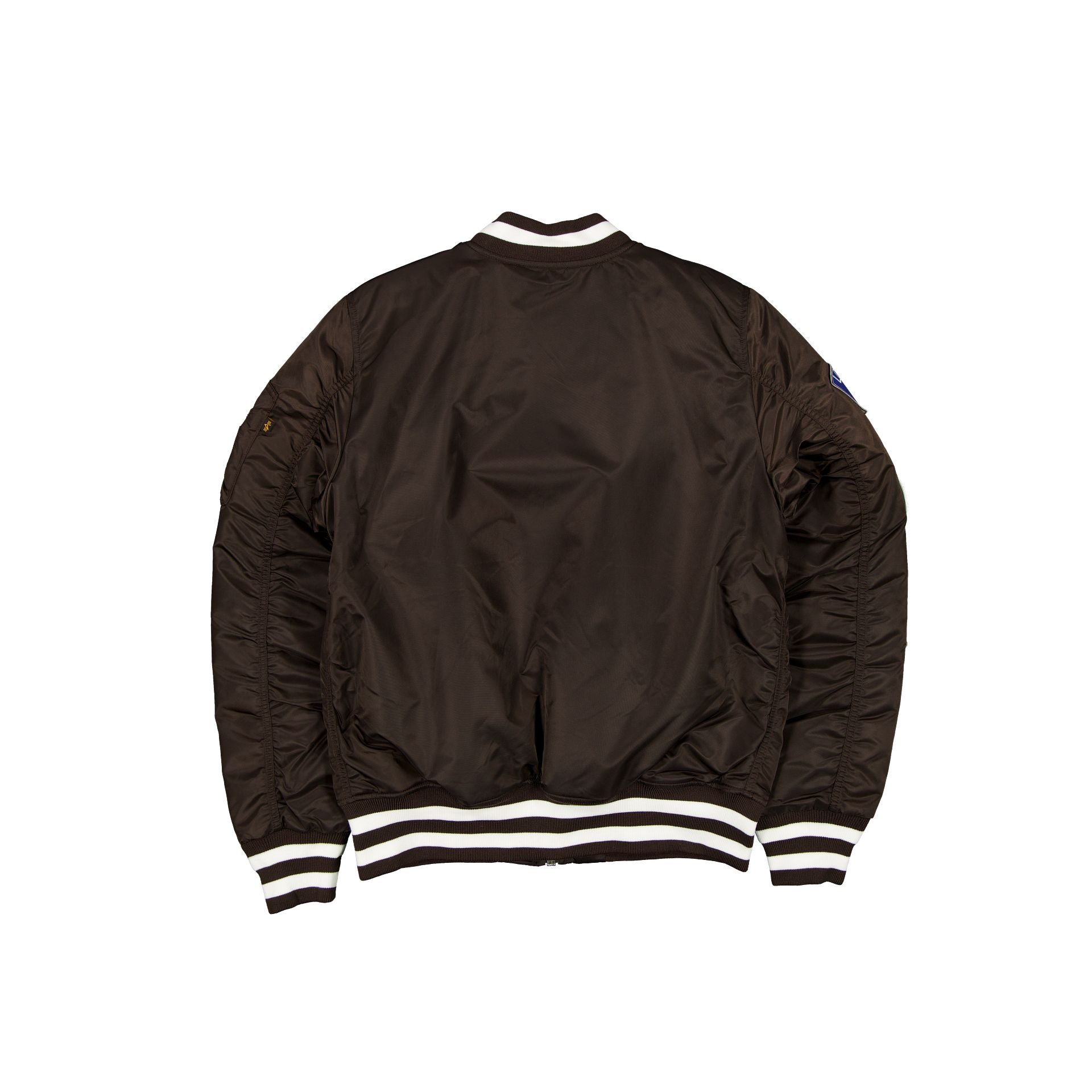 Alpha Industries x Los Angeles Dodgers Brown MA-1 Bomber Jacket