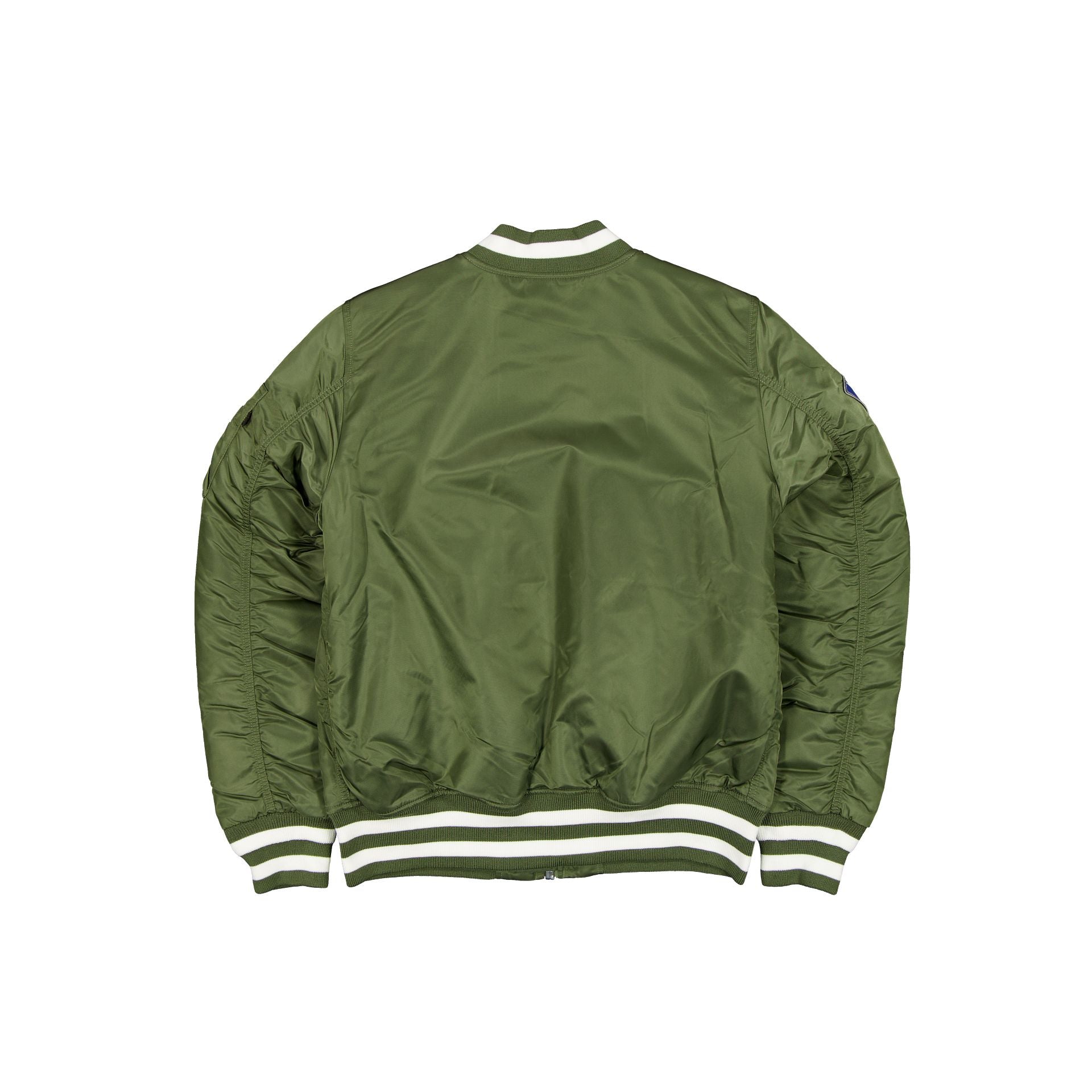 Alpha Industries x Los Angeles Dodgers Olive Green MA-1 Bomber Jacket
