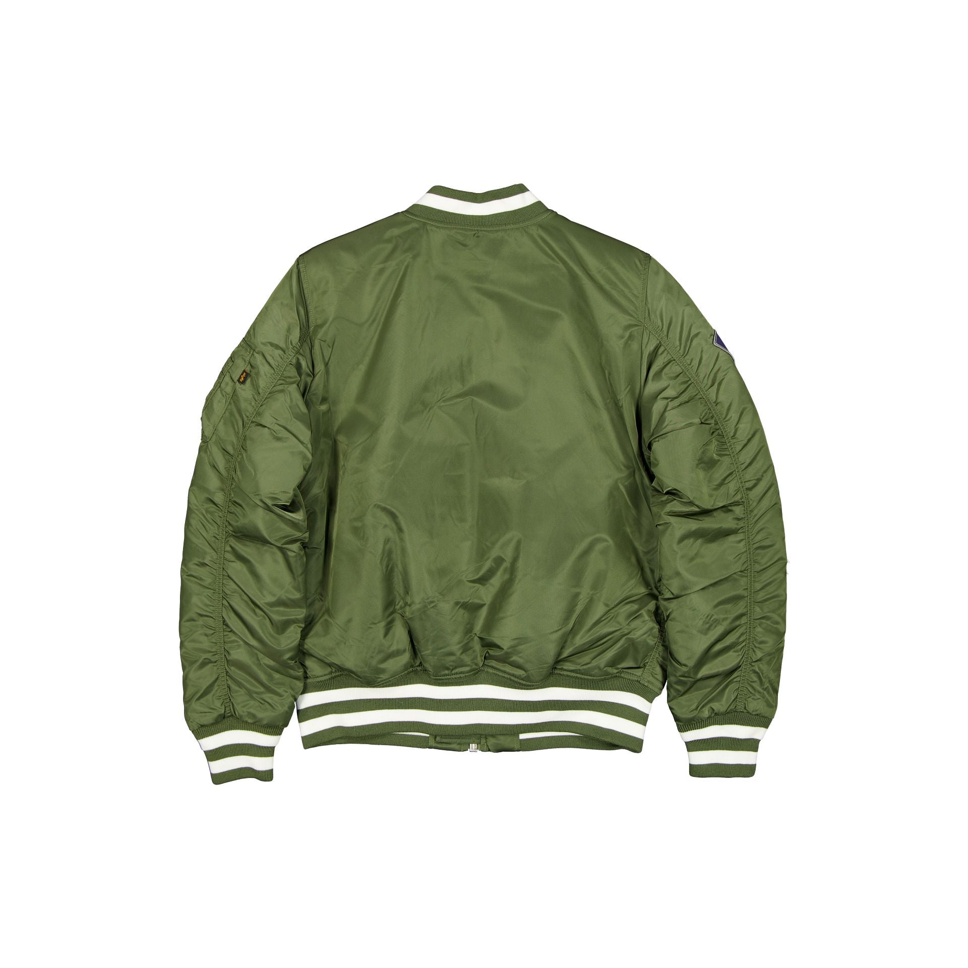 Alpha Industries x New York Yankees Olive Green MA-1 Bomber Jacket