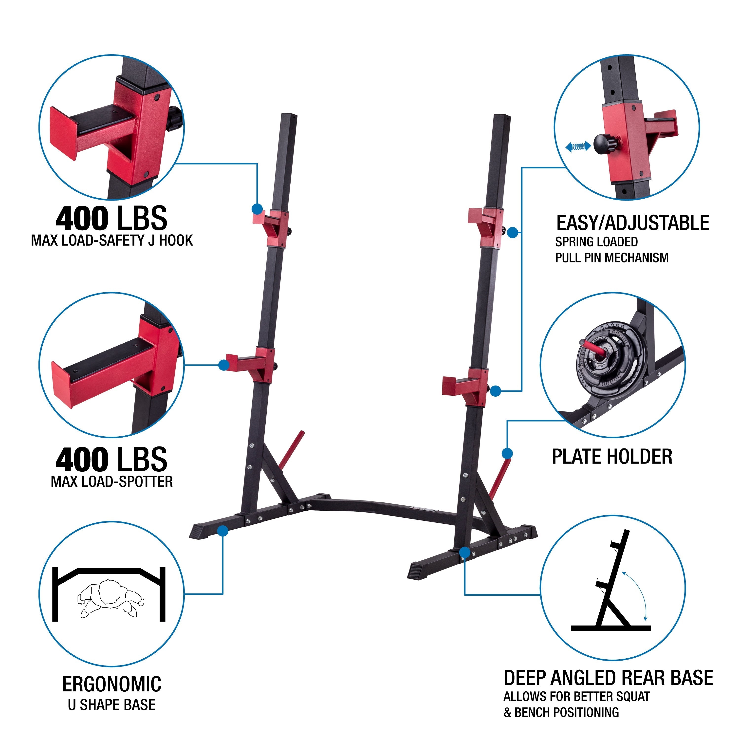 AmStaff TR057D Squat/Press Rack