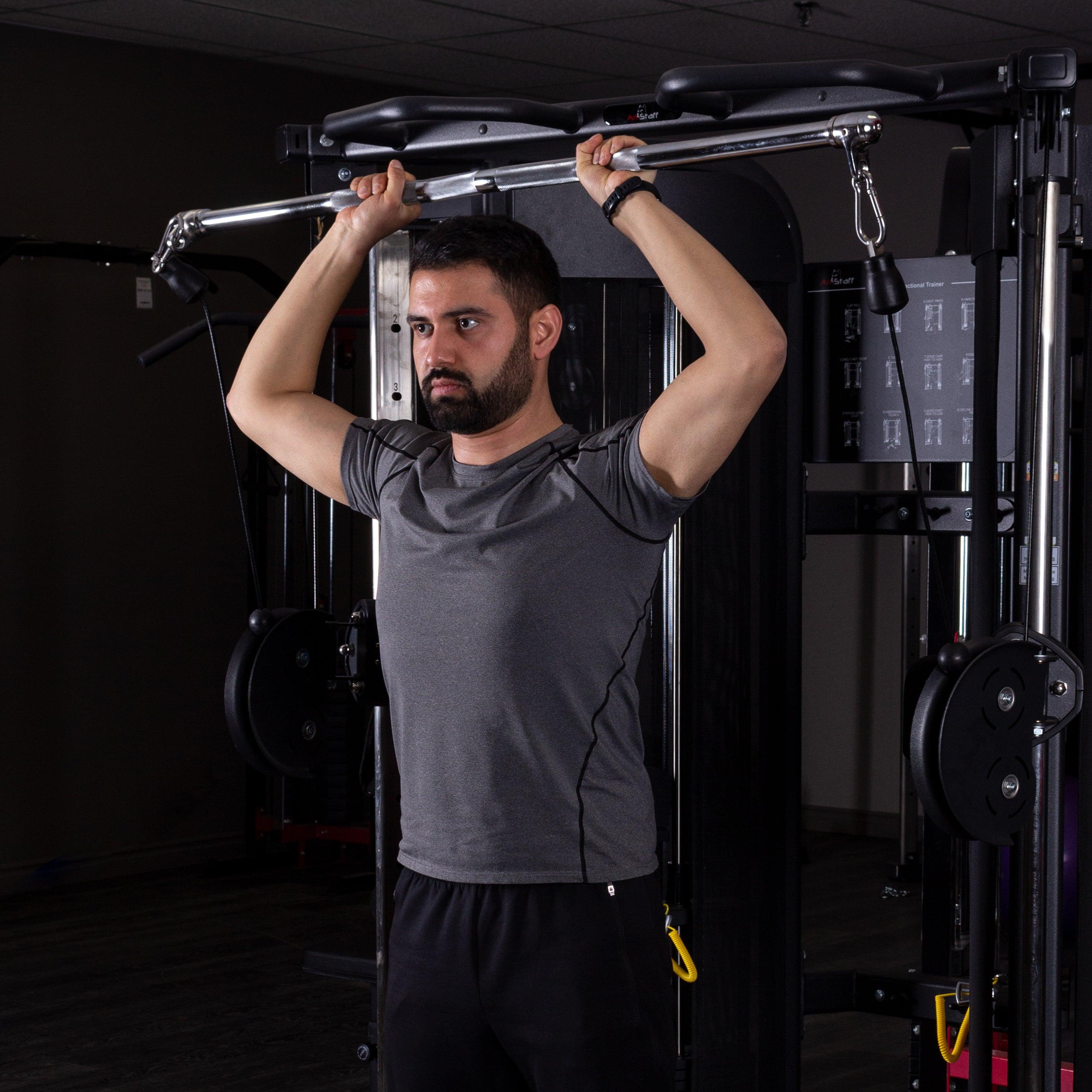 Multi-Purpose EZ Curl Bar - Double Hook