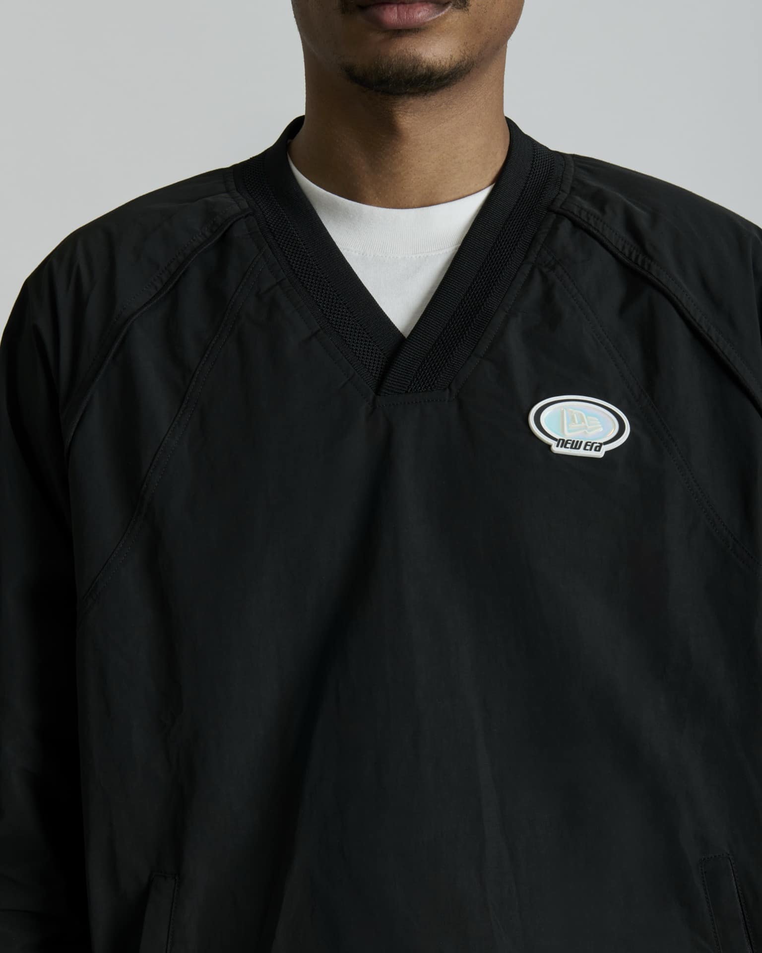 Larkin Black Track Pullover Jacket