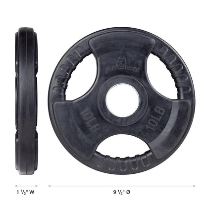 Virgin Rubber Grip Olympic Plates 2 Inch