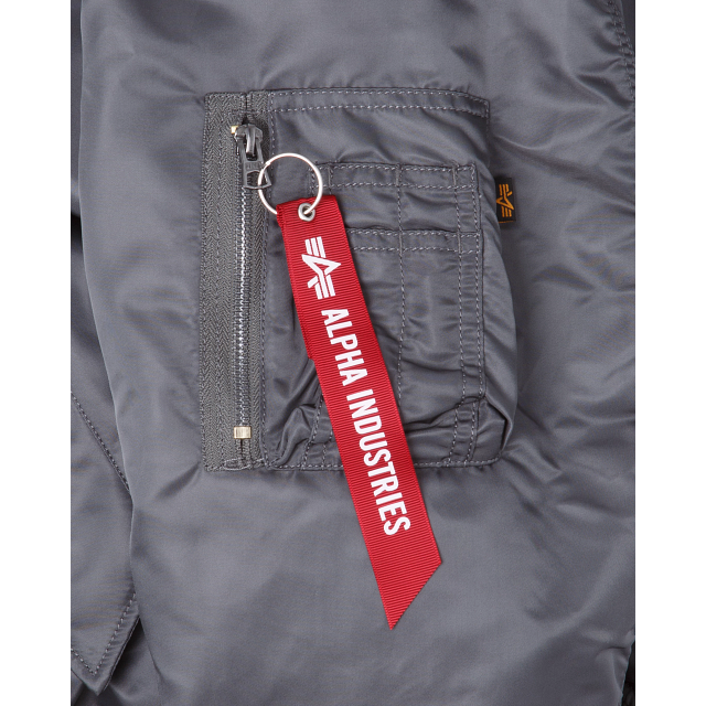 Alpha Industries X San Francisco 49ers Gray MA-1 Bomber Jacket