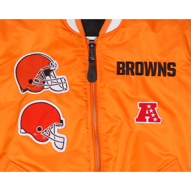 Alpha Industries X Cleveland Browns MA-1 Bomber Jacket