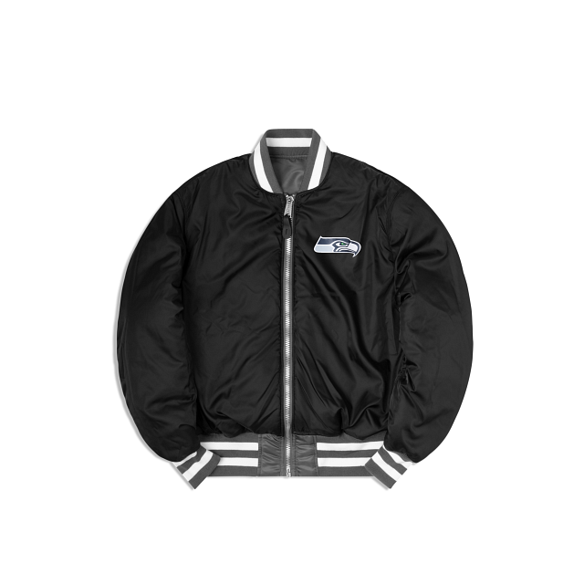 Alpha Industries X Seattle Seahawks MA-1 Bomber Jacket