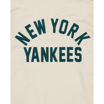 New York Yankees Ivory Coach Jacket