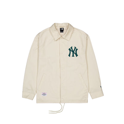 New York Yankees Ivory Coach Jacket