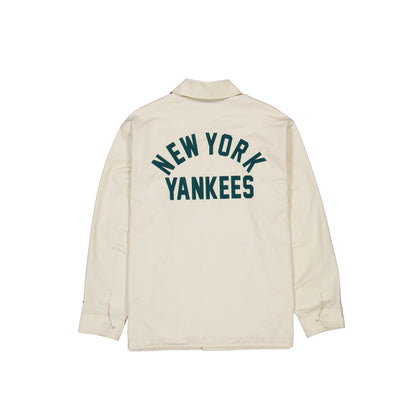 New York Yankees Ivory Coach Jacket