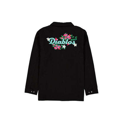 Diablos Rojos del México Black Floral Jacket