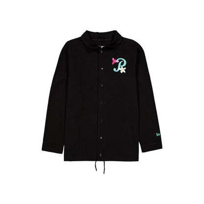 Pericos de Puebla Black Floral Jacket