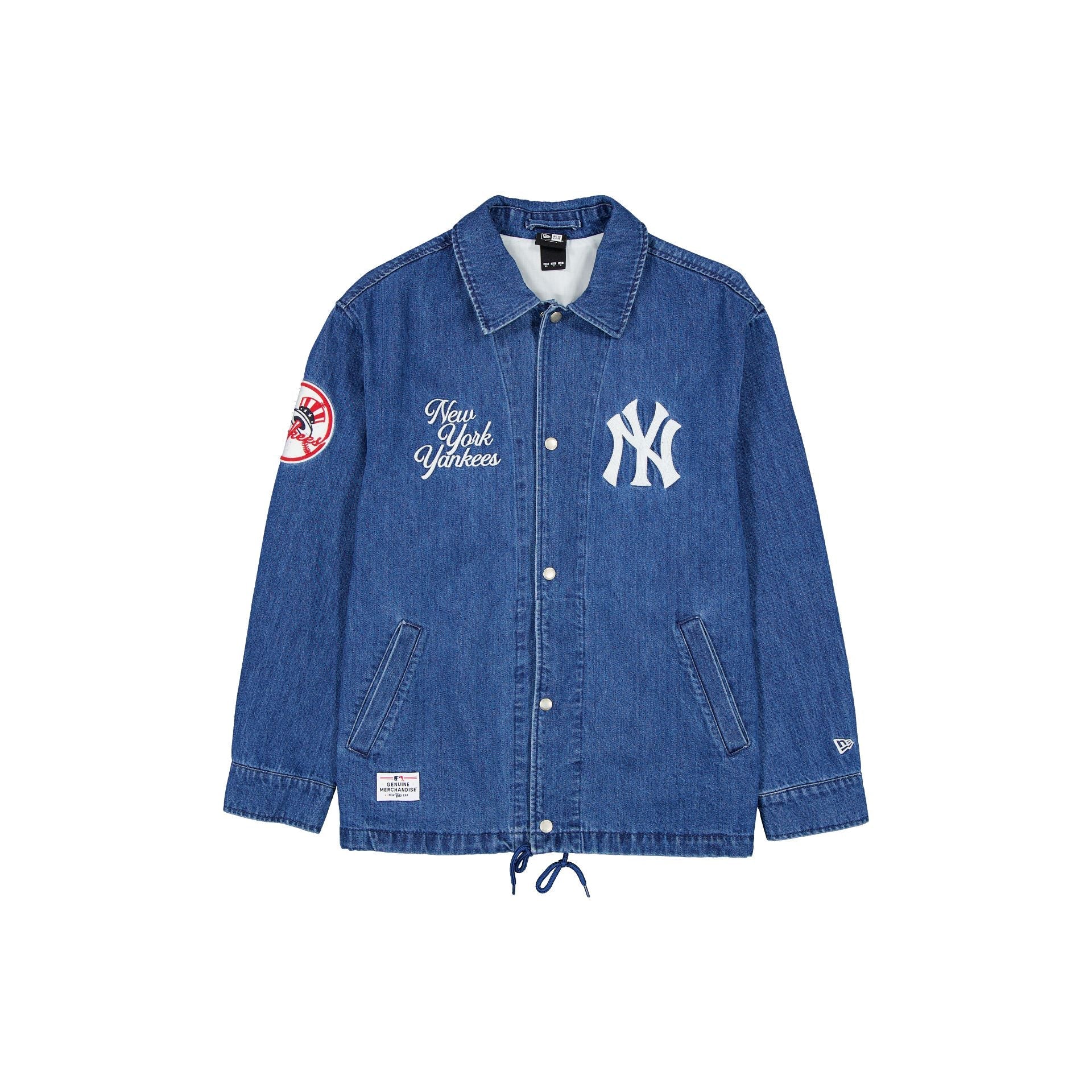 New York Yankees Denim Coach's Jacket