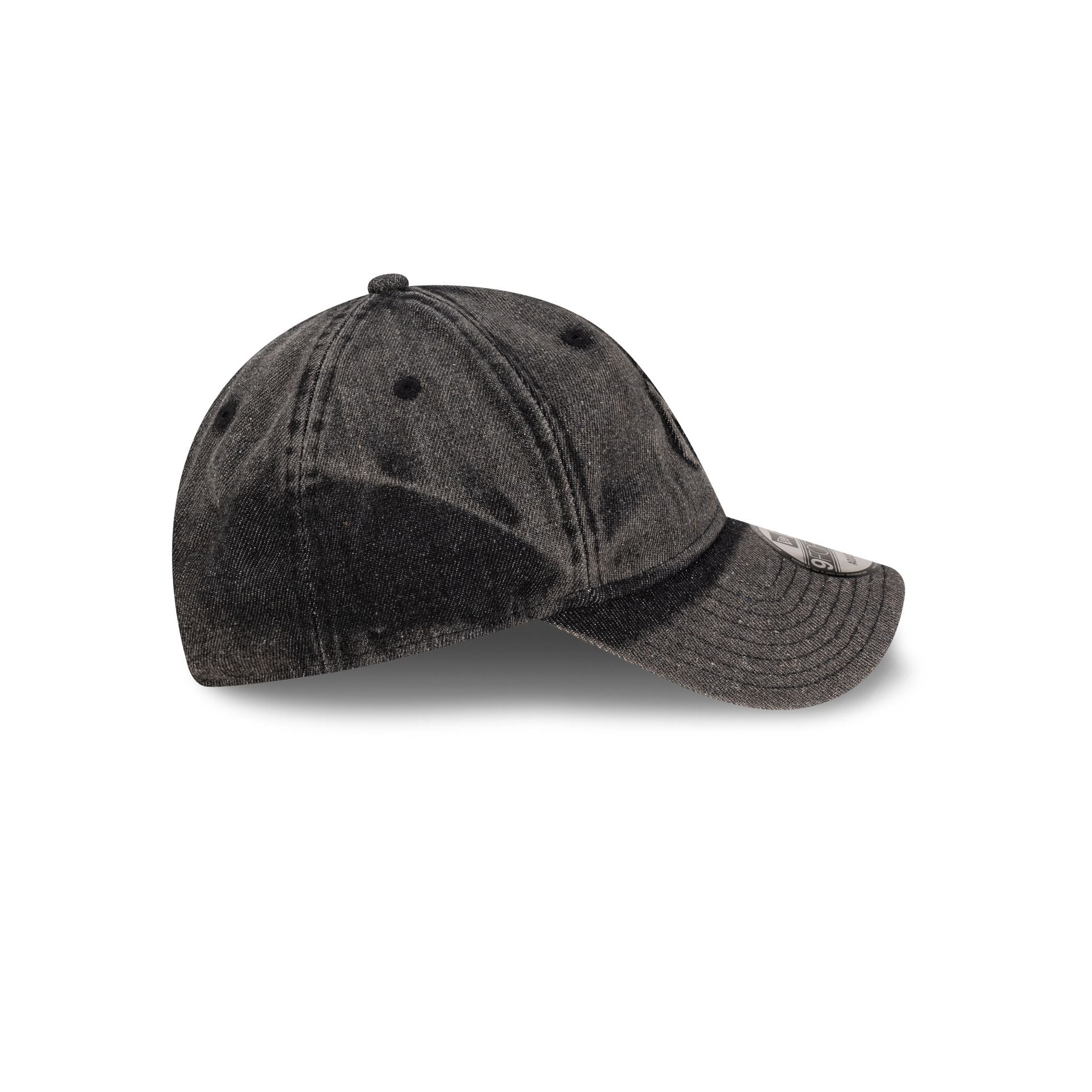 New York Yankees Embo Black Denim 9FORTY Adjustable Hat