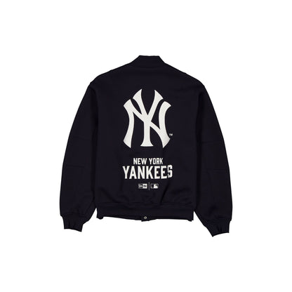 New York Yankees Tech Sweat Navy Varsity Jacket