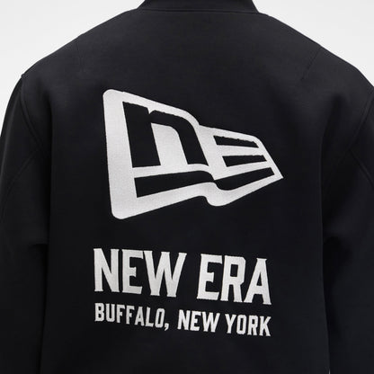 New Era Cap Tech Sweat Black Varsity Jacket
