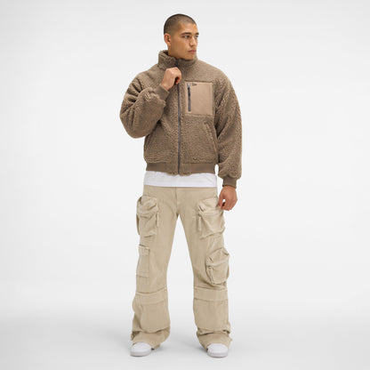 New Era Cap Brown Boa Jacket