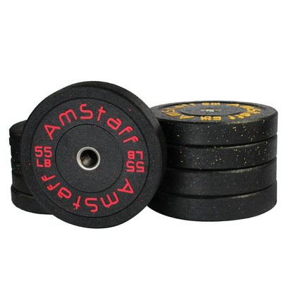 350lbs Crumb Rubber Bumper Plate Weight Set