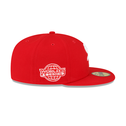 Chicago White Sox Sidepatch Red 59FIFTY Fitted Hat