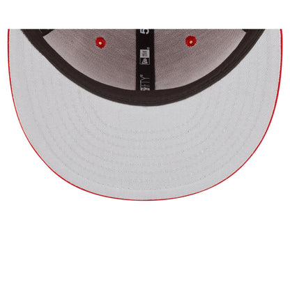 New York Yankees Sidepatch Red 59FIFTY Fitted Hat